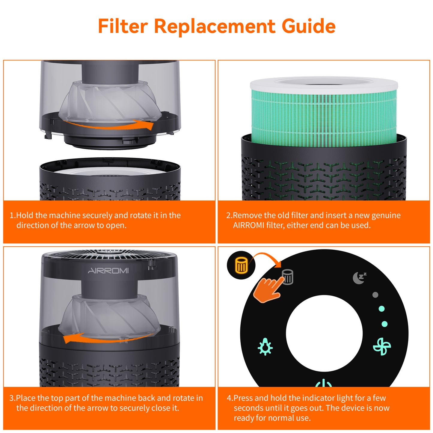 AIRROMIA2002 Filters - Green Vocs Filter